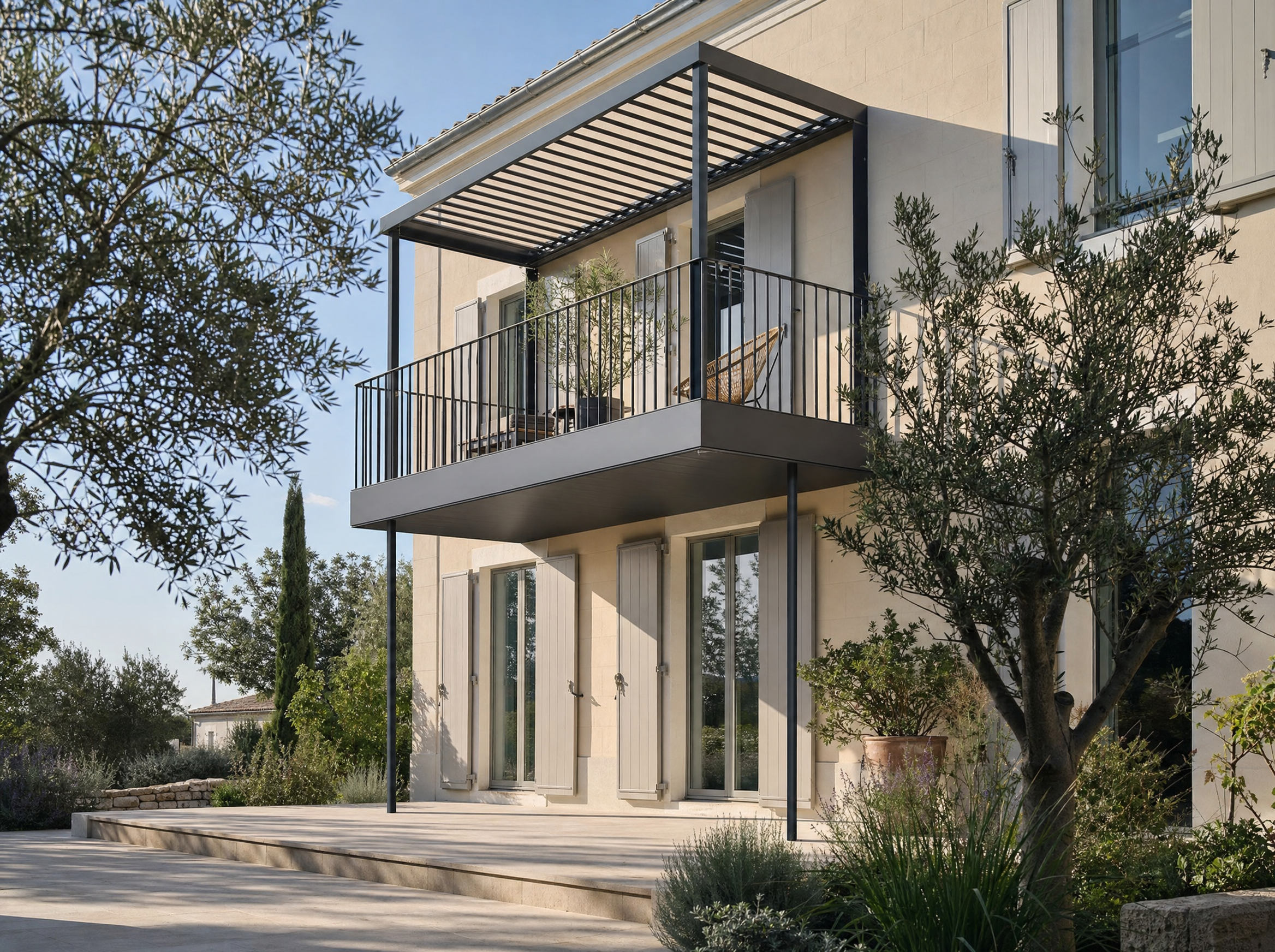 Balcon et garde-corps aluminium